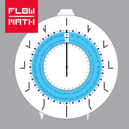 플로우수학교구- 각도기 시계 만들기 (30인용)